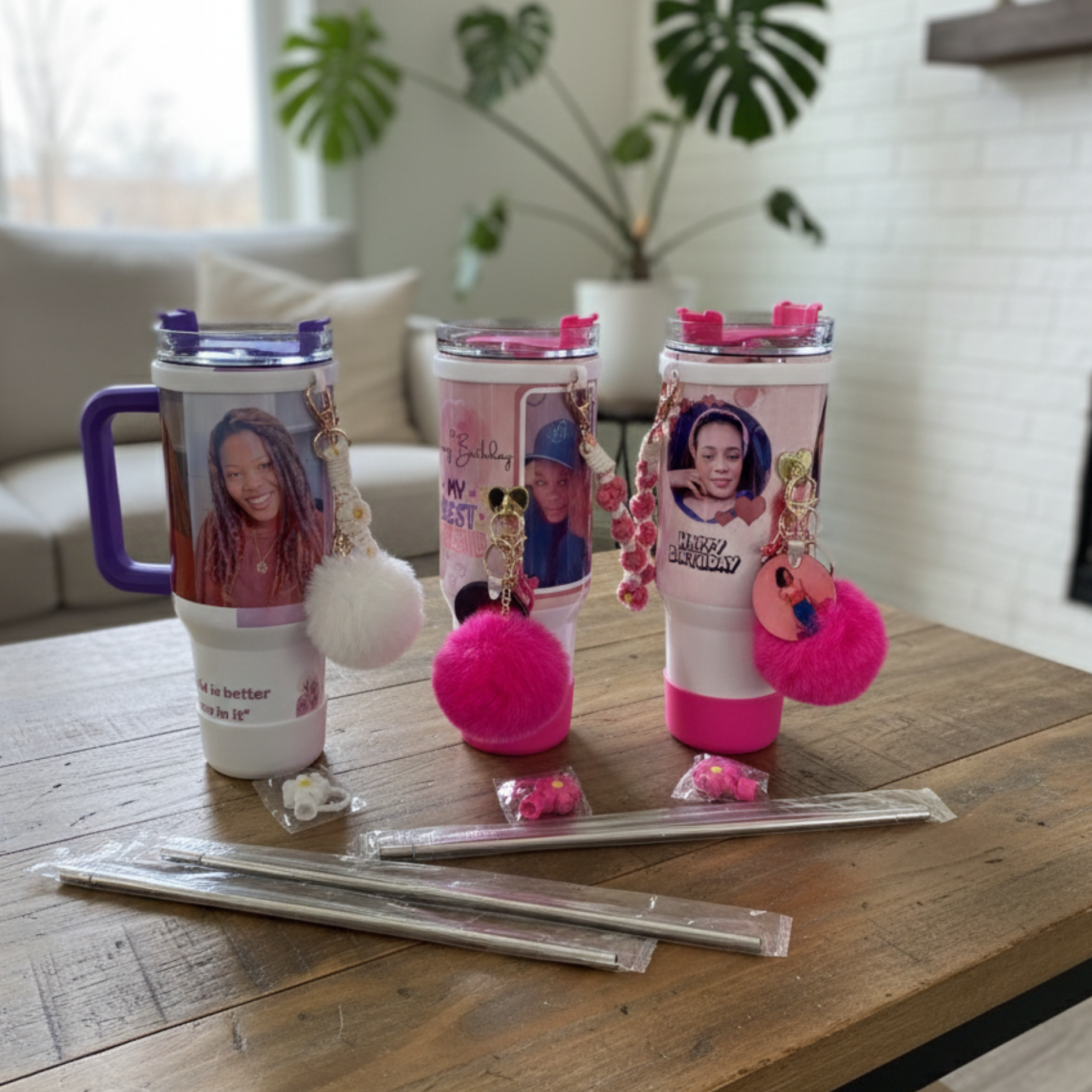 Custom Tumbler for lady ( Custom with your photo )